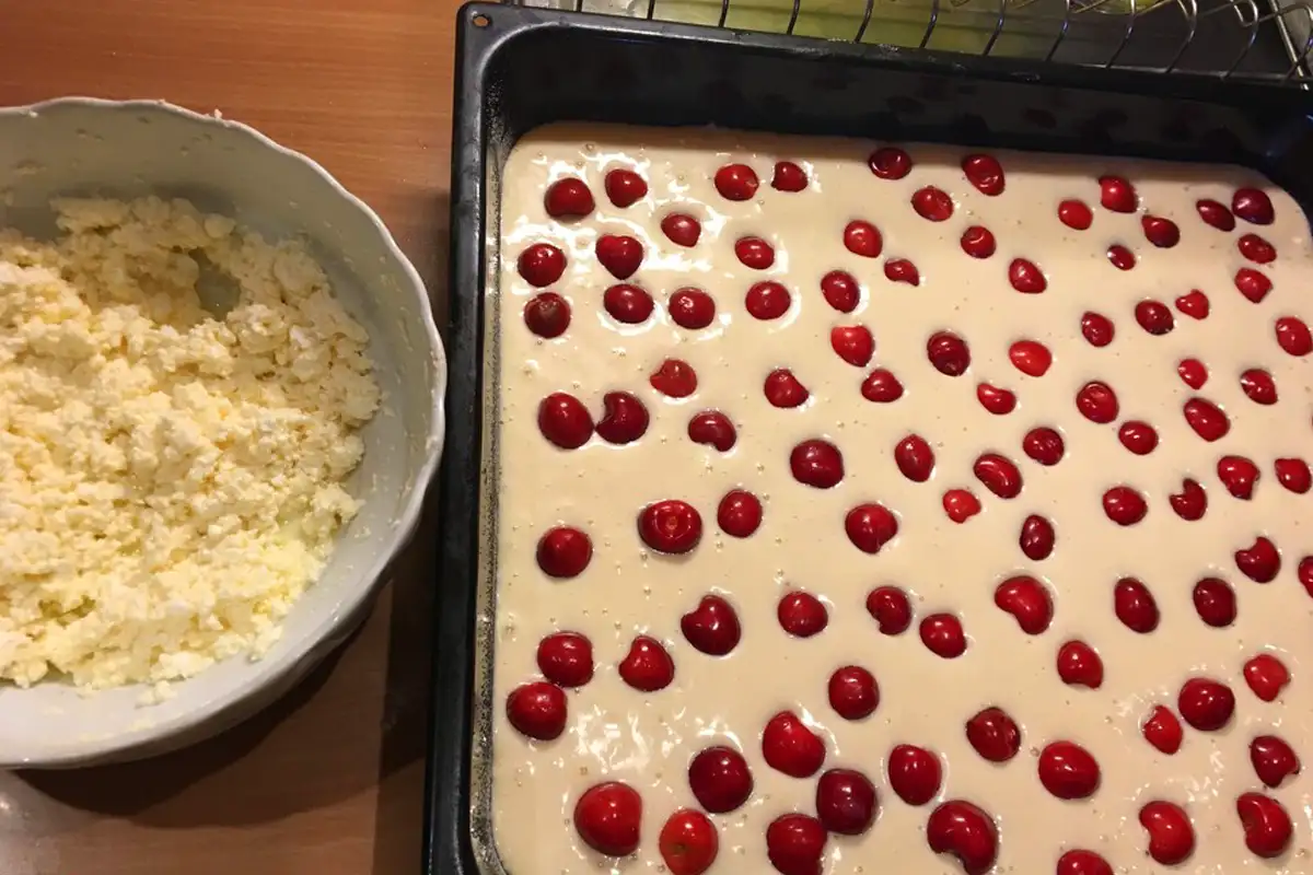 Kirschkuchen super lecker und schnell Rezept!