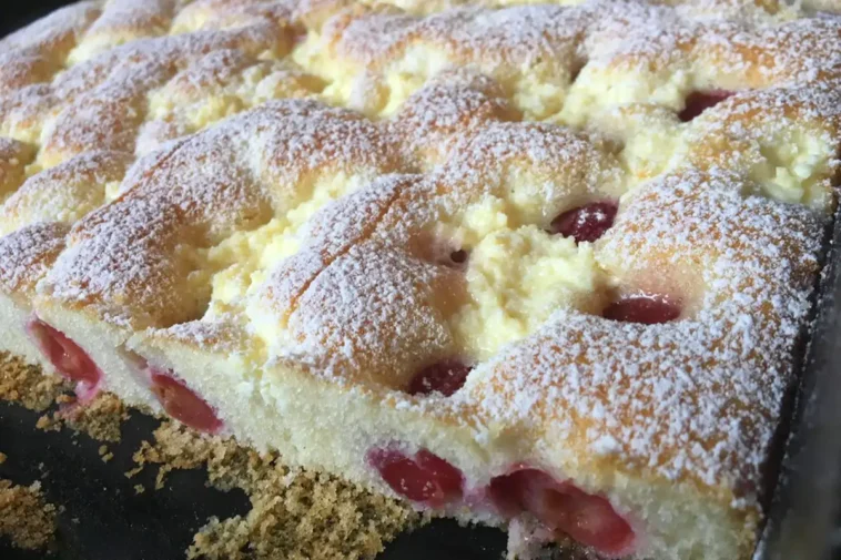 Kirschkuchen super lecker und schnell Rezept!