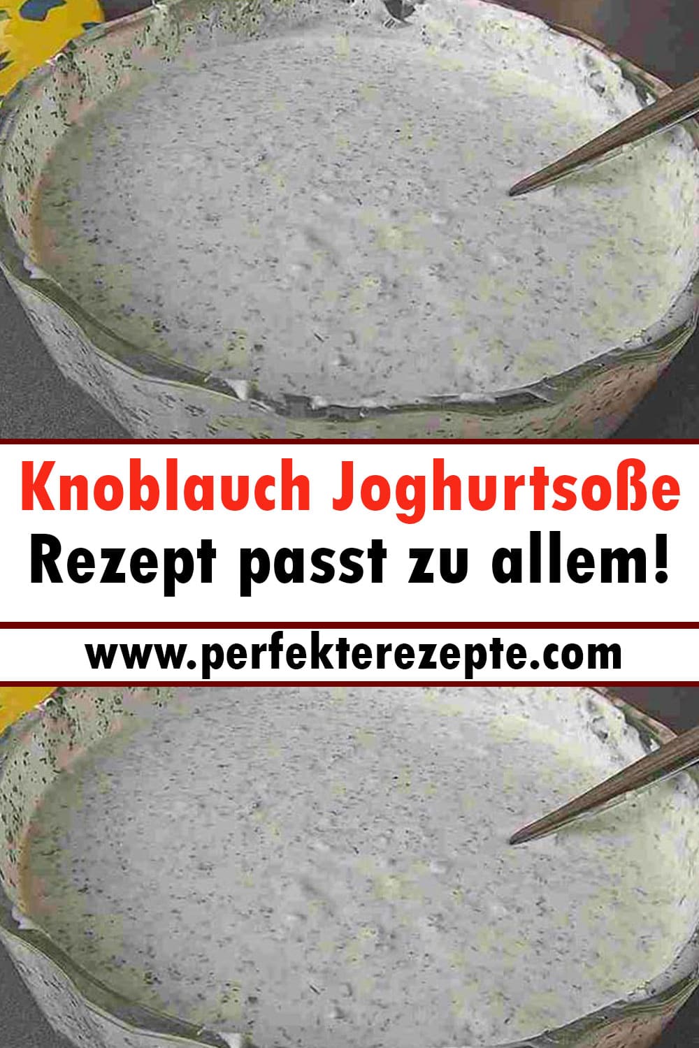Knoblauch Joghurtsoße Rezept passt zu allem!