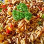 Kritharaki-Salat Mit Hackfleisch Rezept