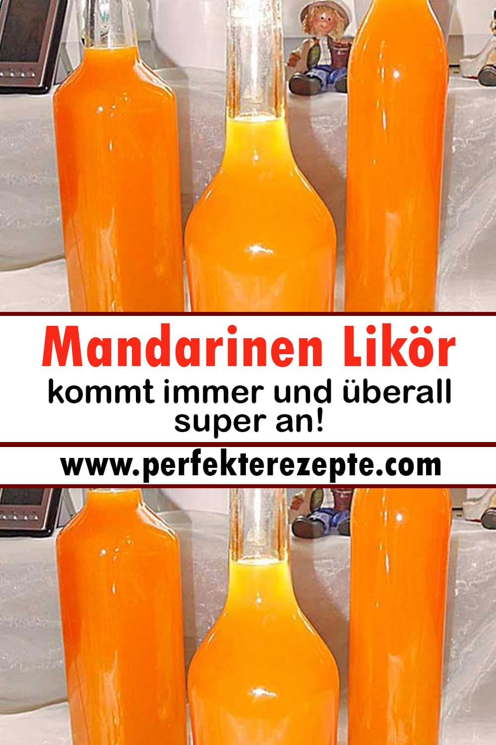 Mandarinen Likör Rezept, kommt immer und überall super an!