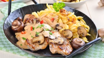 Schweinemedaillons in Pilzrahmsosse Rezept wie aus dem Restaurant