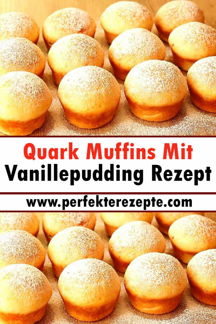 Quark Muffins Mit Vanillepudding Rezept Schnelle und Einfache Rezepte
