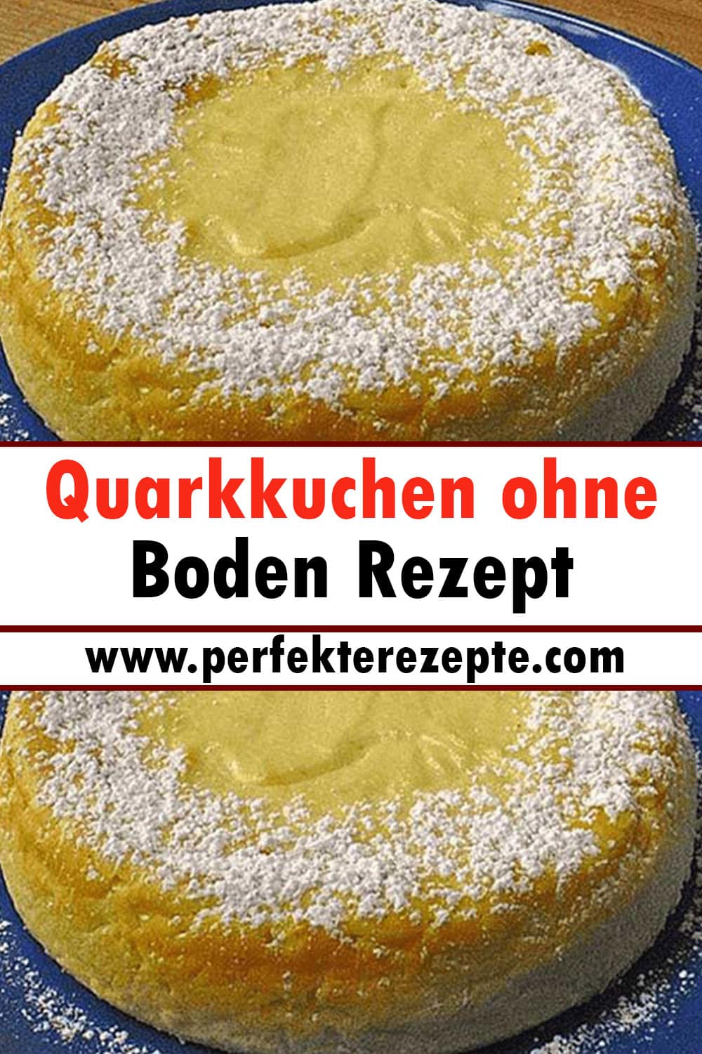 Quarkkuchen ohne Boden Rezept