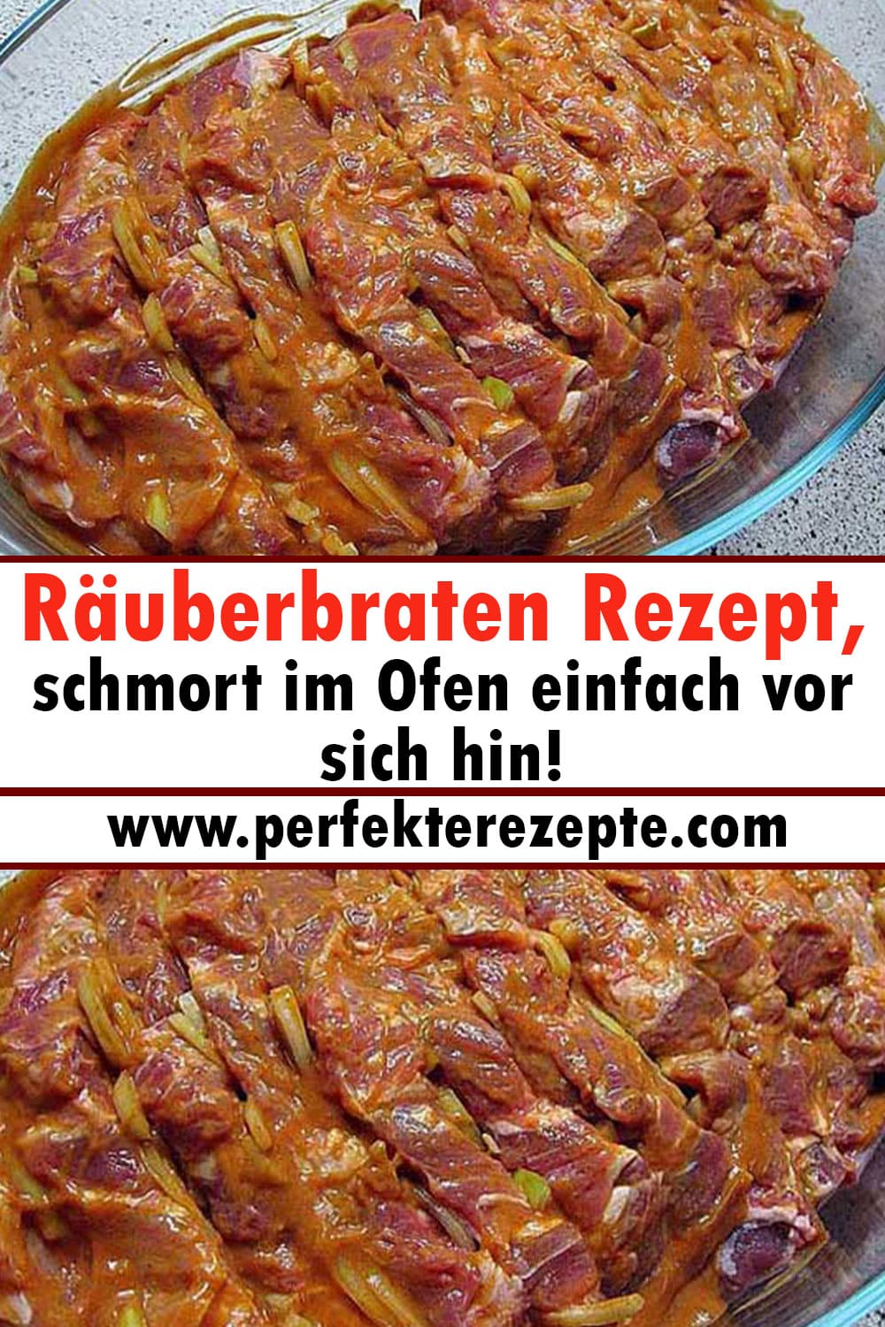 Räuberbraten Rezept, schmort im Ofen einfach vor sich hin!