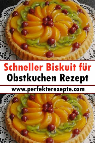Schneller Biskuit für Obstkuchen Rezept - Schnelle und Einfache Rezepte