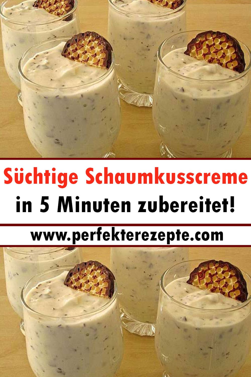 Süchtige Schaumkusscreme Rezept in 5 Minuten zubereitet!