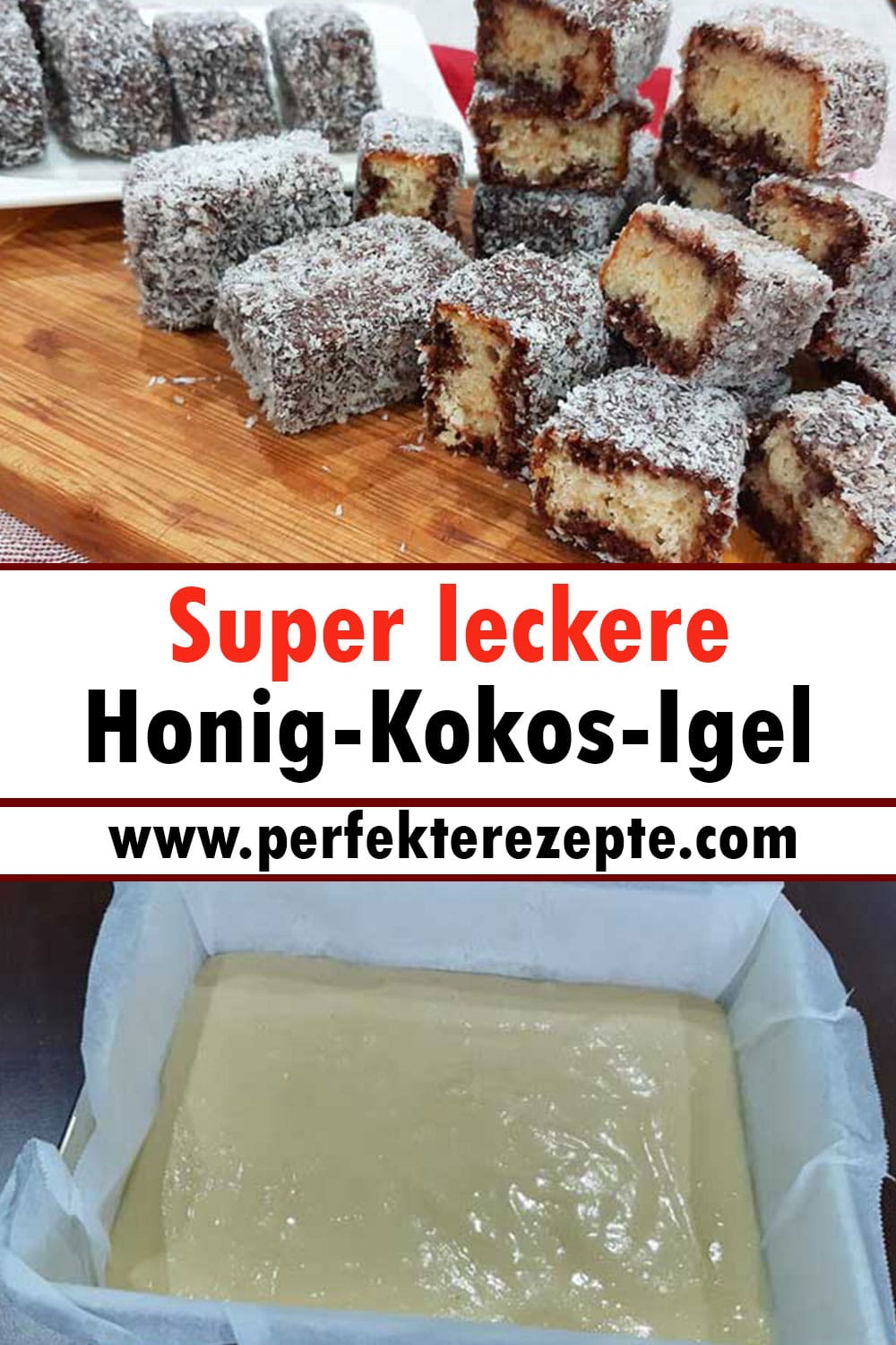 Super leckere Honig-Kokos-Igel Rezept