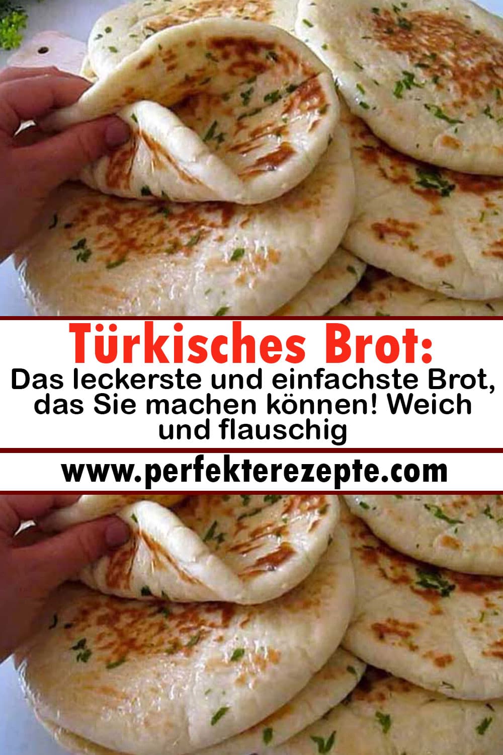 Türkisches Brot Rezept: Das leckerste und einfachste Brot, das Sie machen können! Weich und flauschig