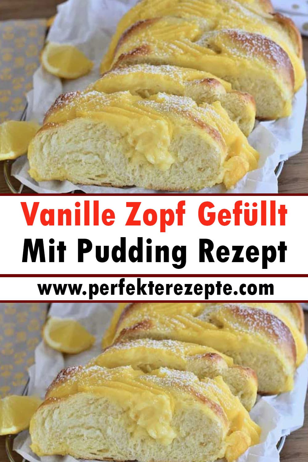 Vanille Zopf Gefüllt Mit Pudding Rezept, Soft Und Fluffig Wie Vom Bäcker!