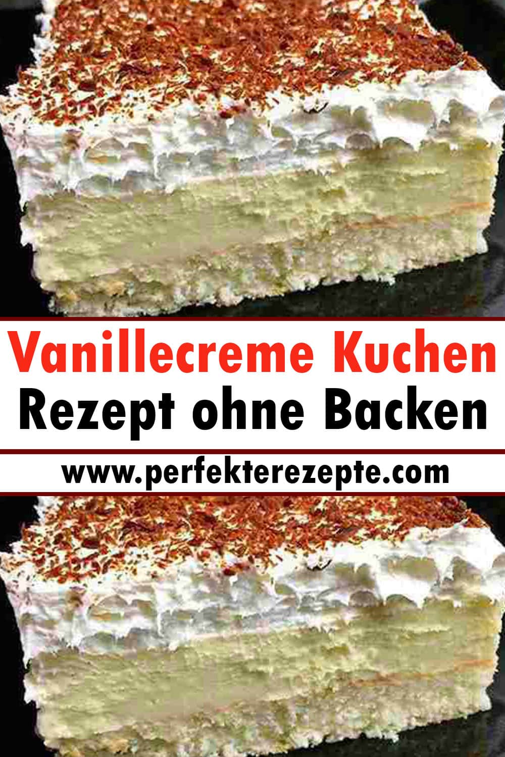 Vanillecreme Kuchen Rezept ohne Backen