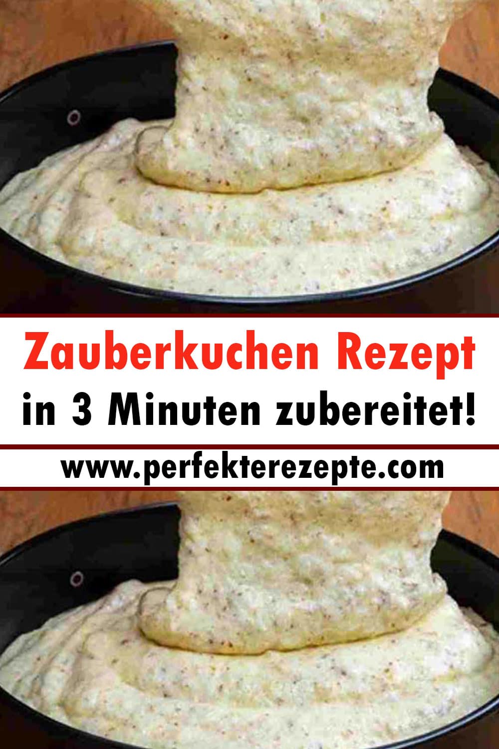 Zauberkuchen Rezept in 3 Minuten zubereitet!