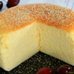 “Zuckerwatte” Käsekuchen Rezept mit nur 3 Zutaten