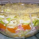 24 Stunden Schichtsalat mit Ananas und Mandarinen Rezept