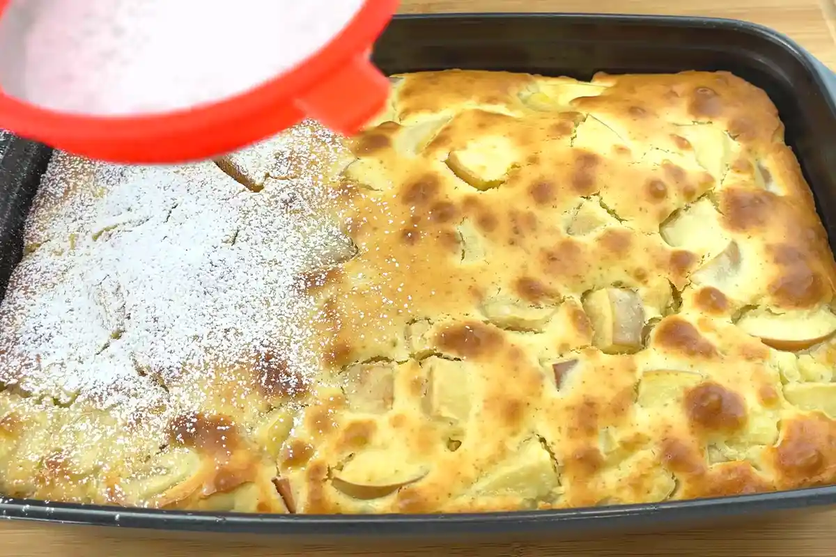 Apfel Schmandkuchen Rezept in 5 Minuten Zubereitet!