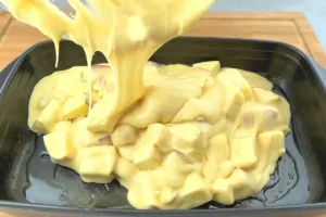 Apfel Schmandkuchen Rezept in 5 Minuten Zubereitet!