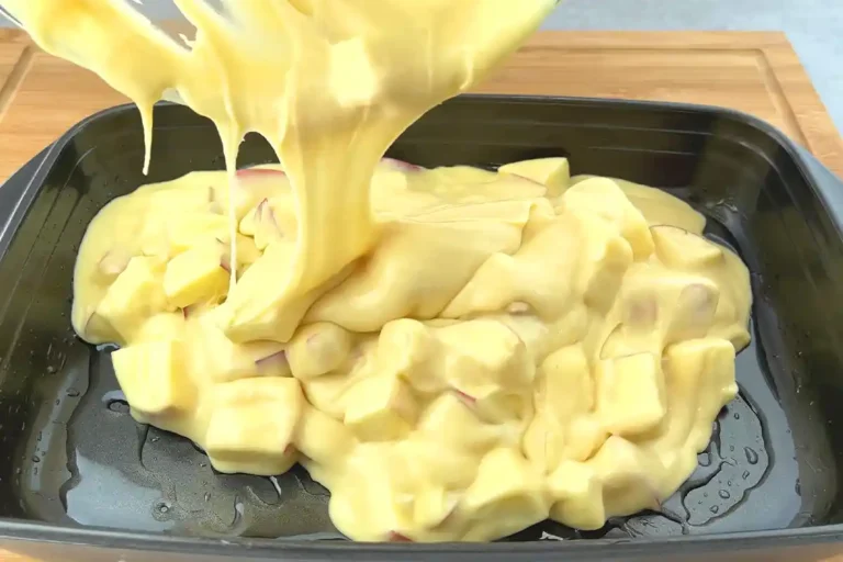 Apfel Schmandkuchen Rezept in 5 Minuten Zubereitet!