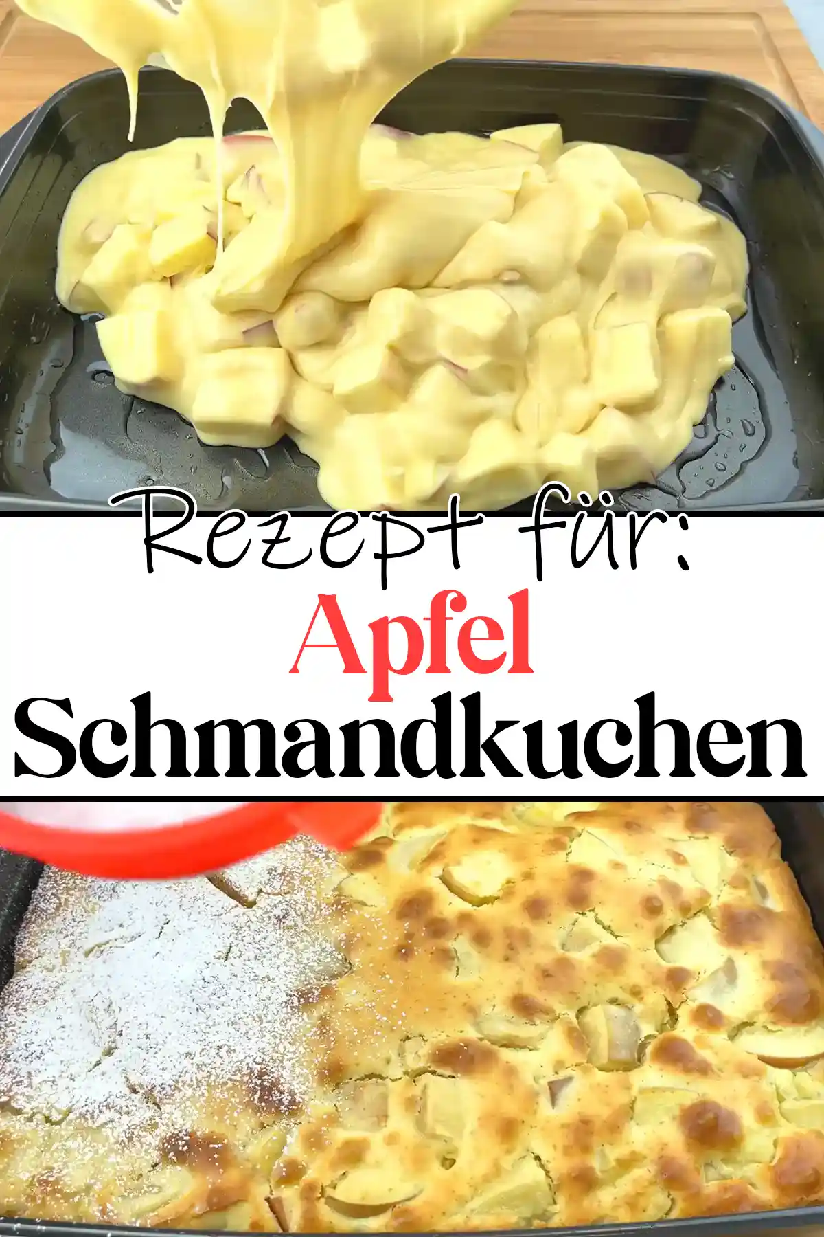 Apfel Schmandkuchen Rezept in 5 Minuten Zubereitet!