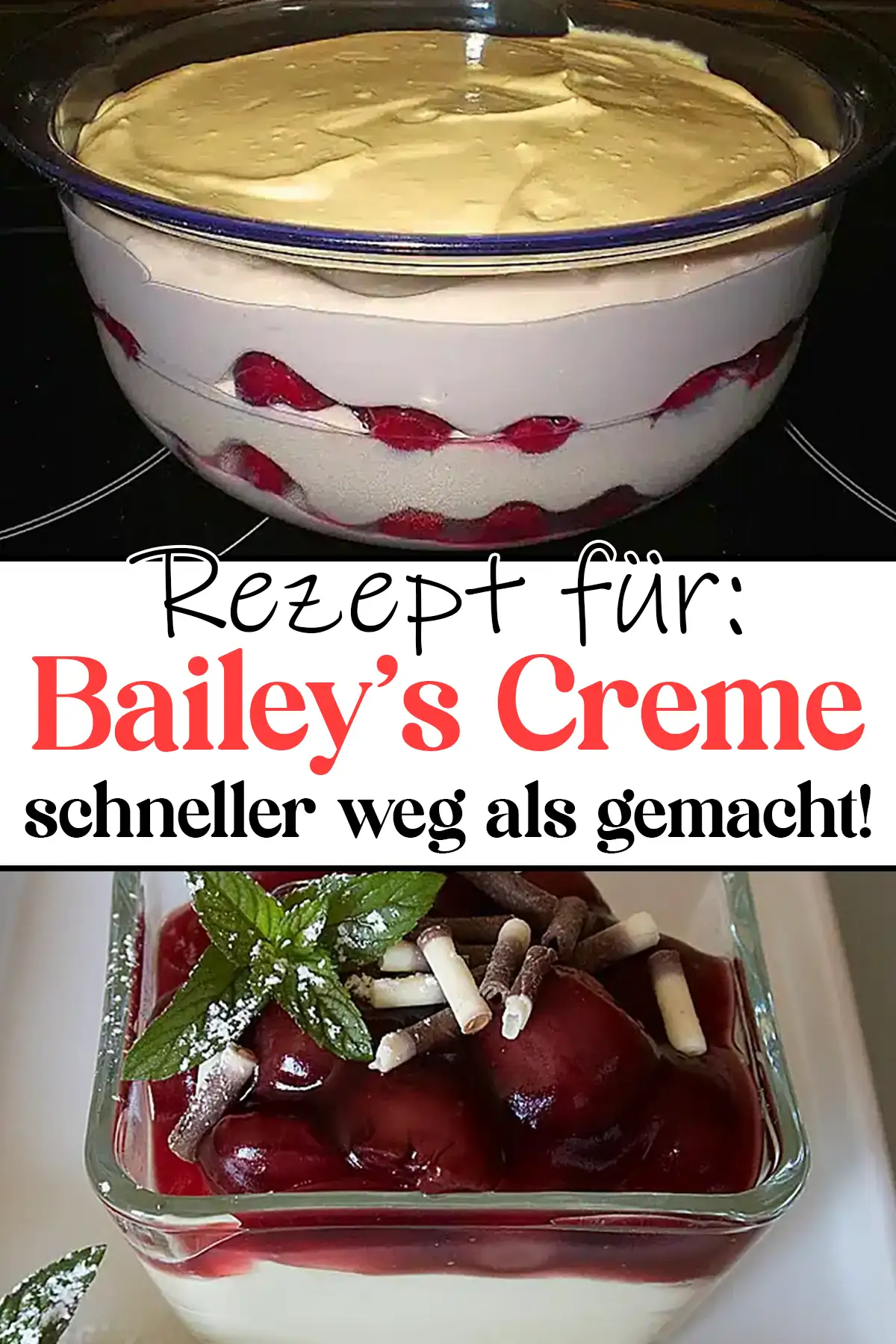 Bailey’s Creme Rezept schneller weg als gemacht!