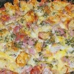 Bauernauflauf mit Schinken überbacken Rezept
