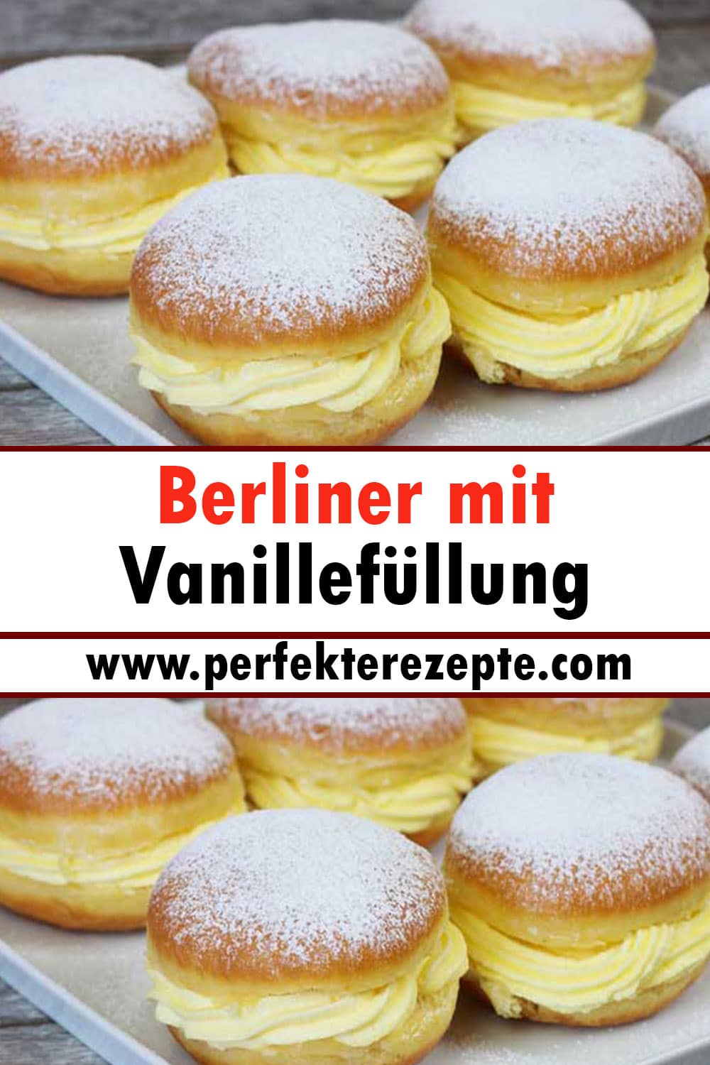 Berliner mit Vanillefüllung Rezept