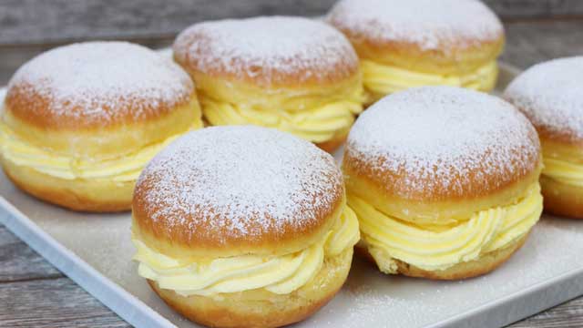 Berliner mit Vanillefüllung Rezept