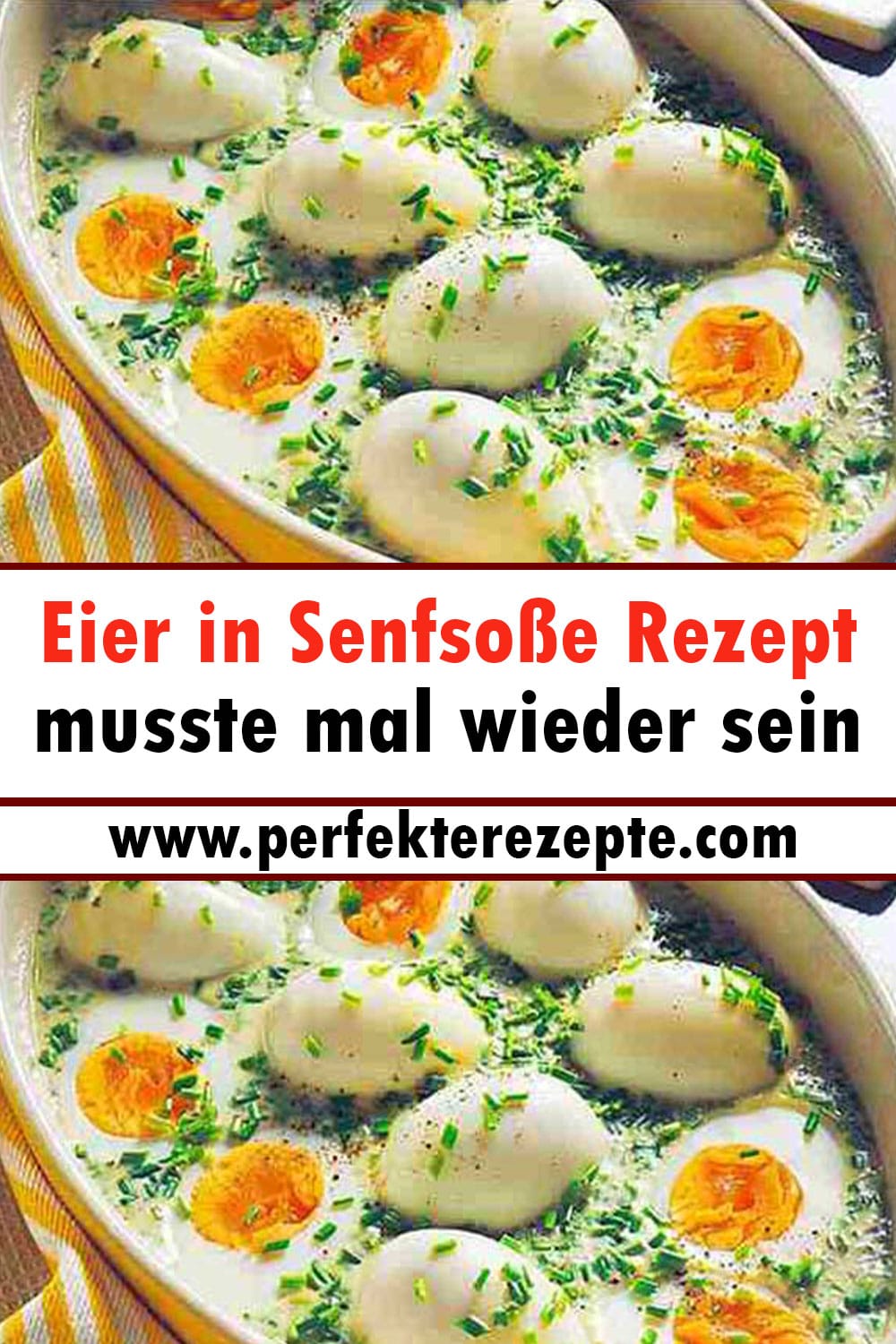 Eier in Senfsoße Rezept musste mal wieder sein