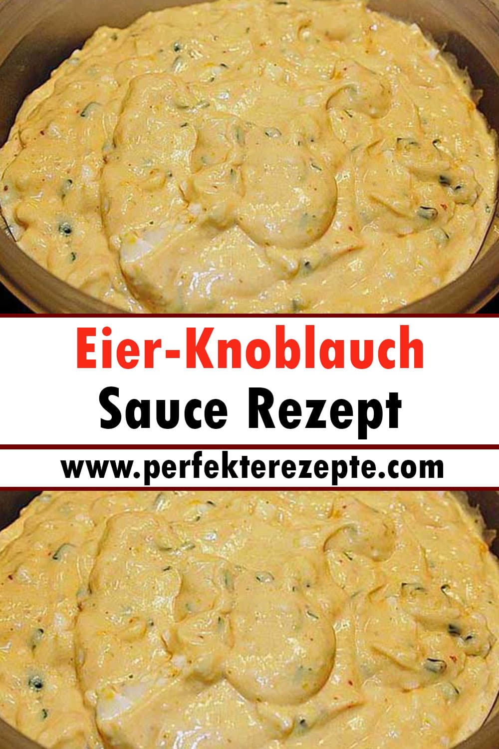 Eier-Knoblauch-Sauce Rezept