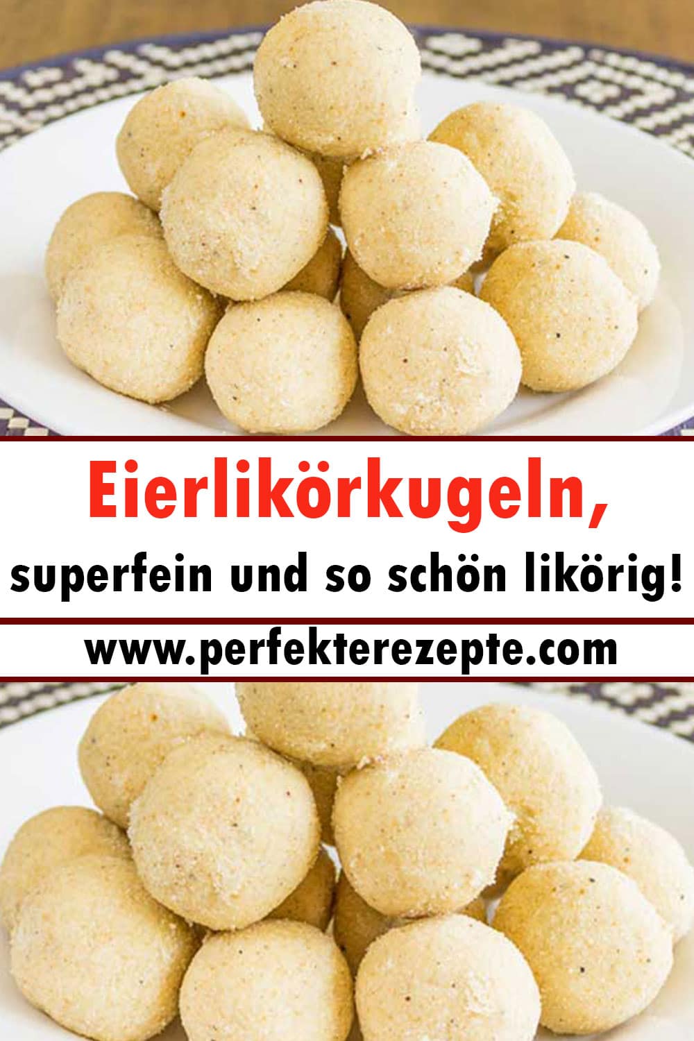 Eierlikörkugeln Rezept, superfein und so schön likörig!