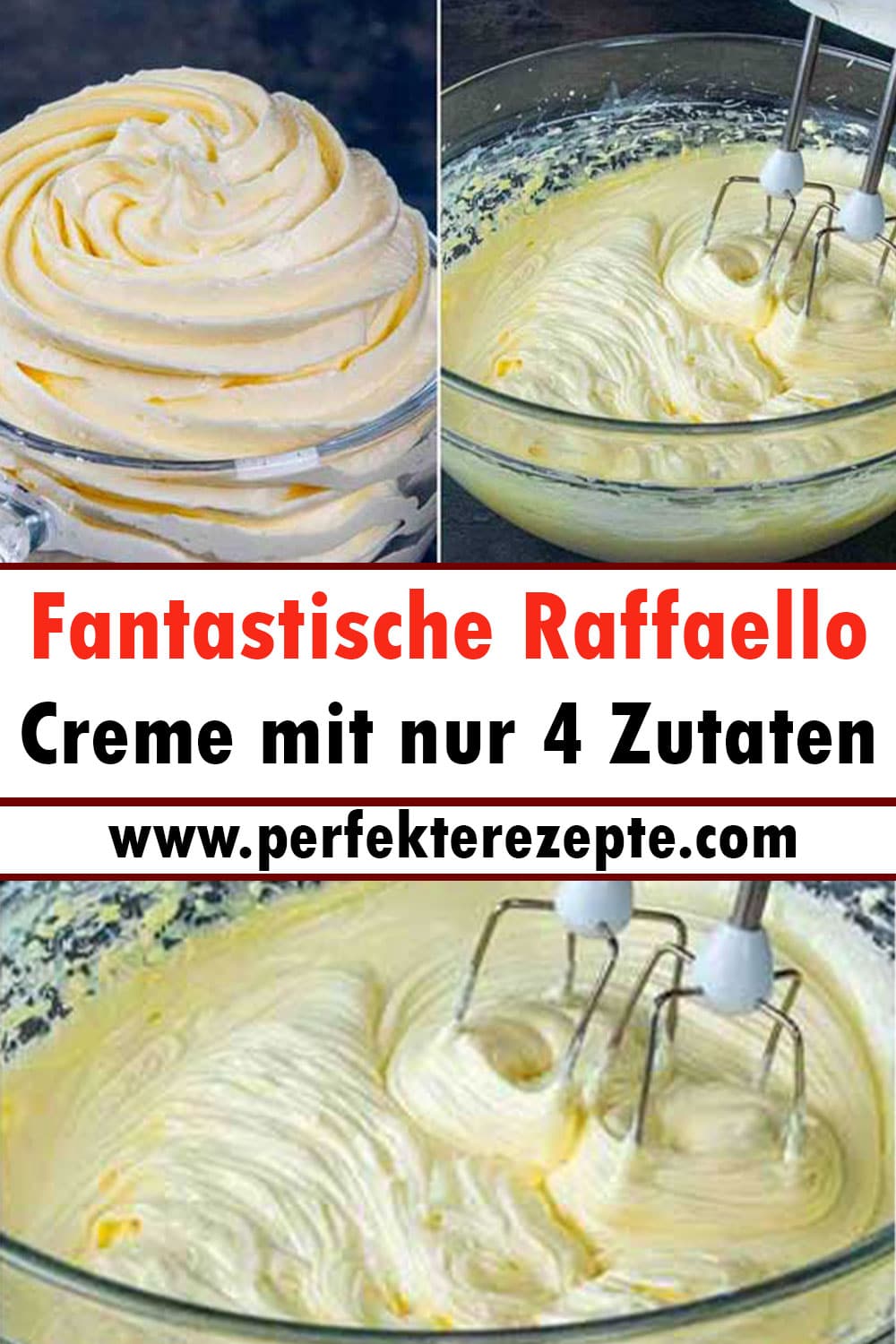 Fantastische Raffaello Creme Rezept mit nur 4 Zutaten