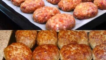 Frikadellen aus dem Ofen, fast ohne Fett Rezept