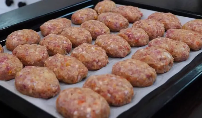 Frikadellen aus dem Ofen, fast ohne Fett Rezept