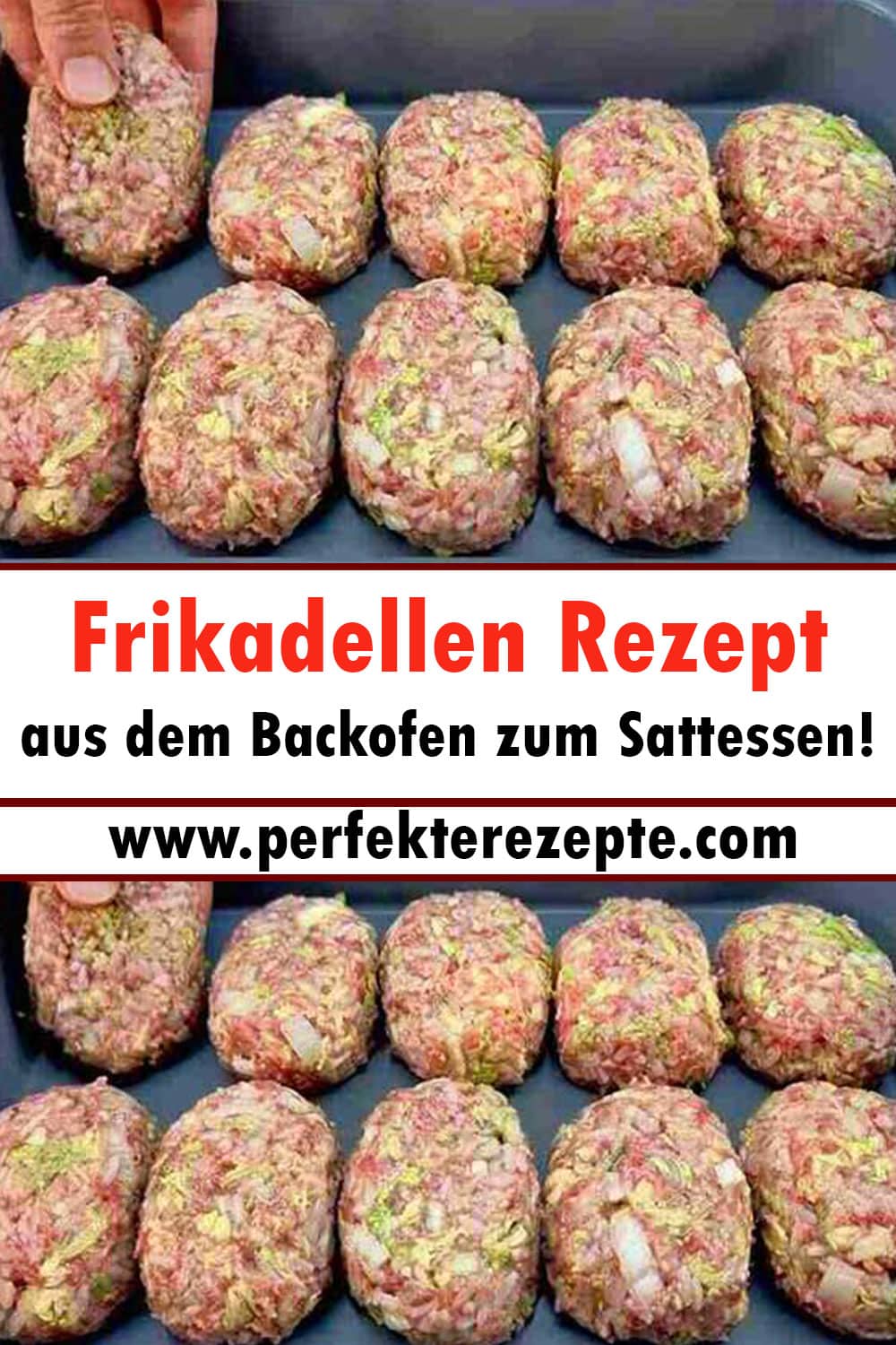 Frikadellen Rezept aus dem Backofen zum Sattessen!