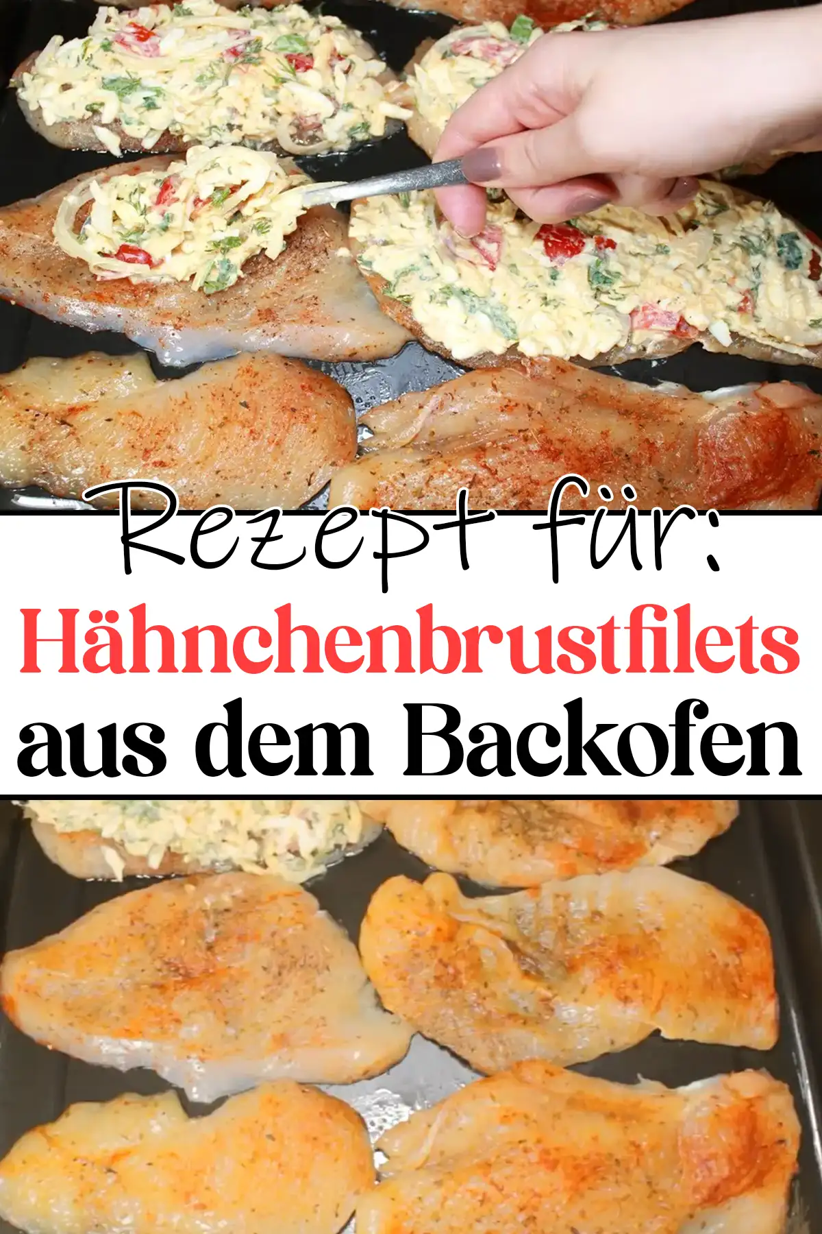 Hähnchenbrustfilets aus dem Backofen Rezept