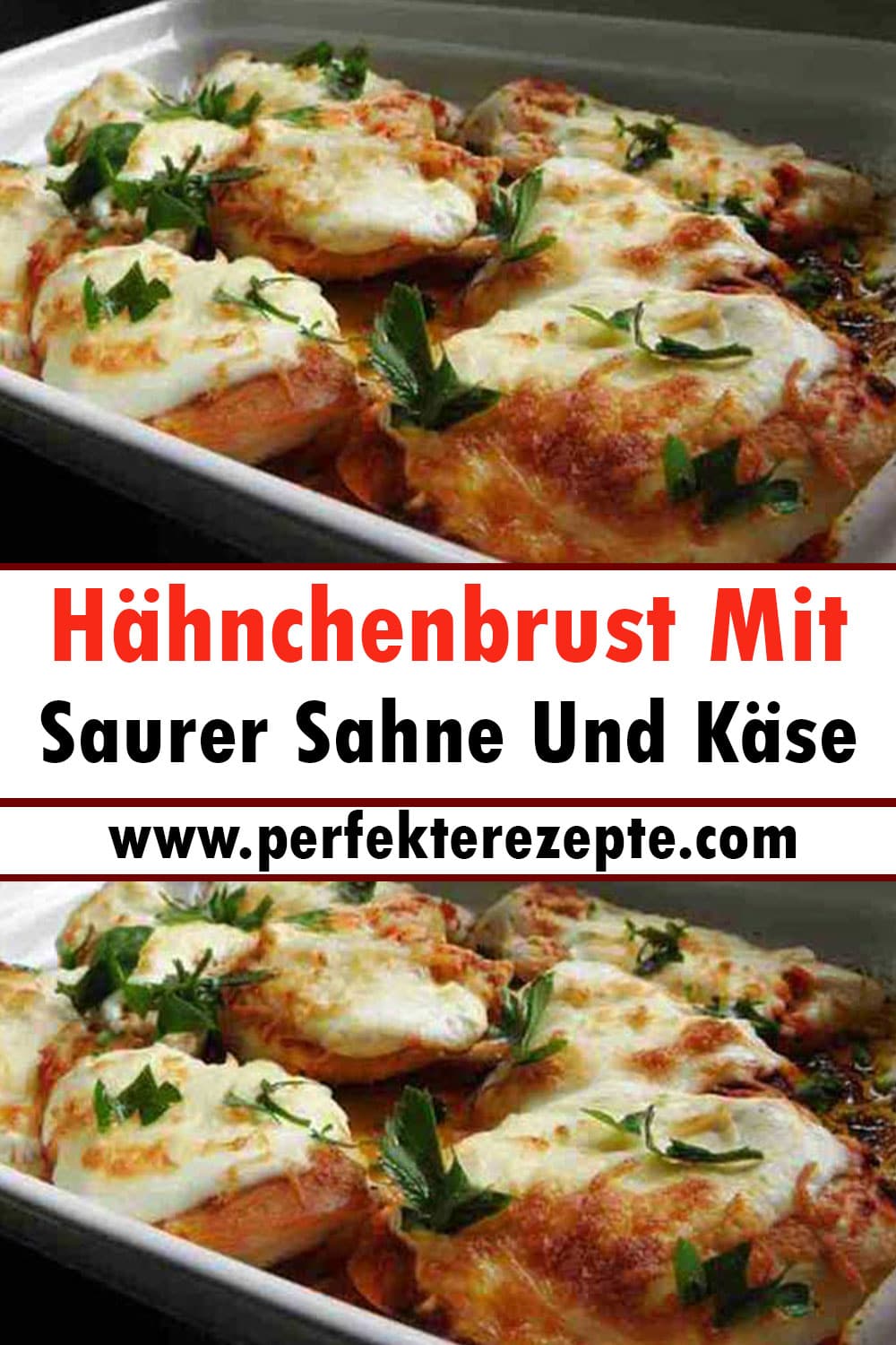 Hähnchenbrust Mit Saurer Sahne Und Käse Rezept