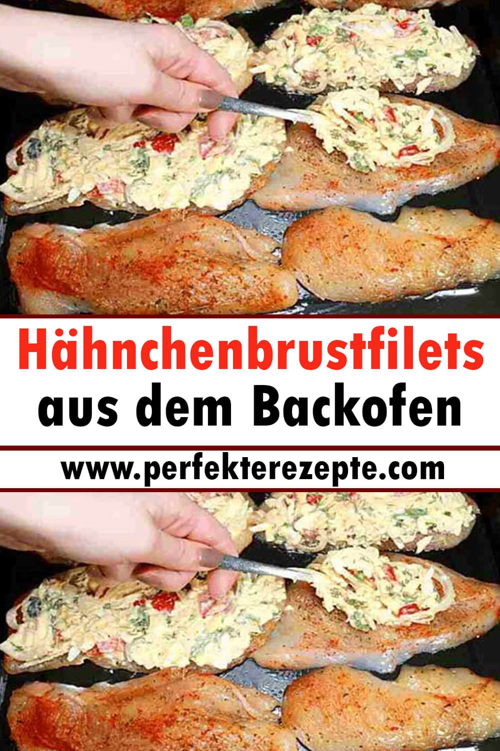 Hähnchenbrustfilets aus dem Backofen Rezept