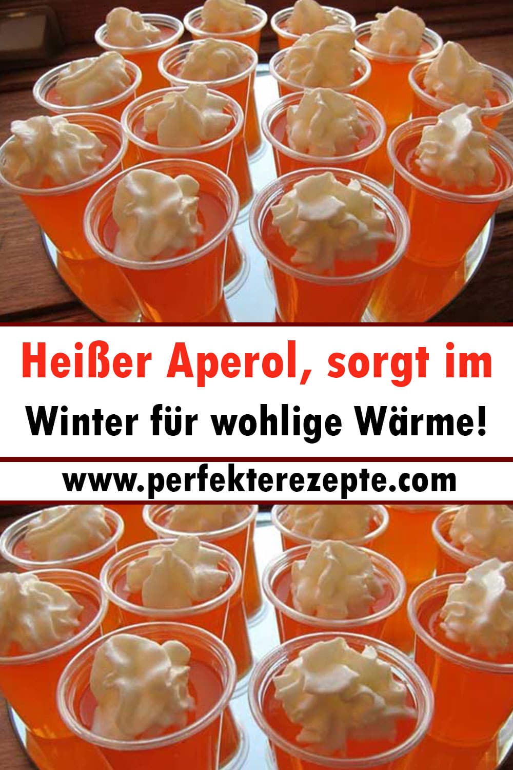 Heißer Aperol, sorgt im Winter für wohlige Wärme!