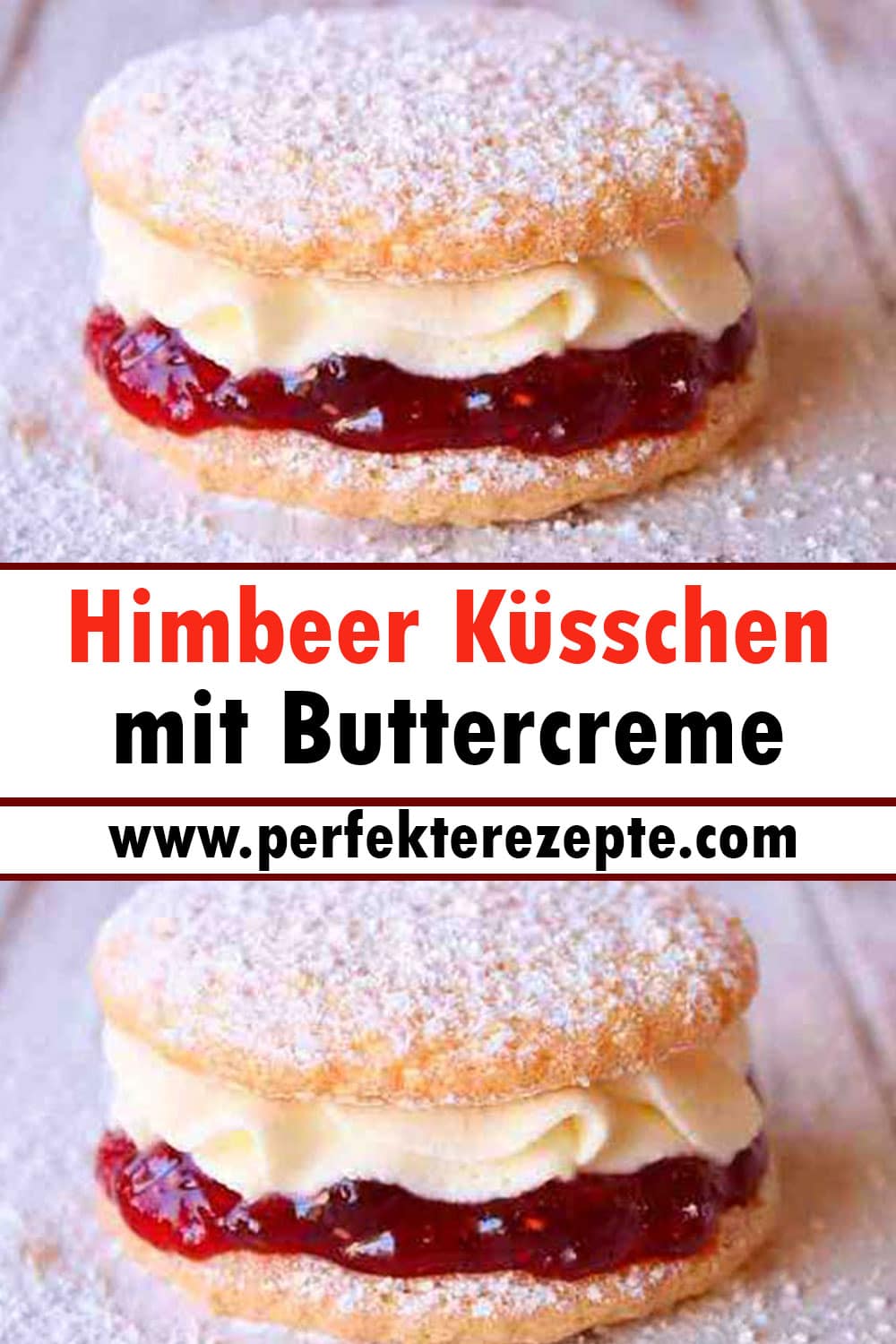 Himbeer Küsschen mit Buttercreme Rezept