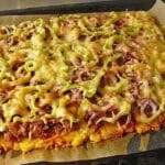 Kartoffelpizza mit Hackfleisch Rezept,ohne Hefeteig!