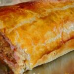 Käse Hackbraten in Blätterteig Rezept