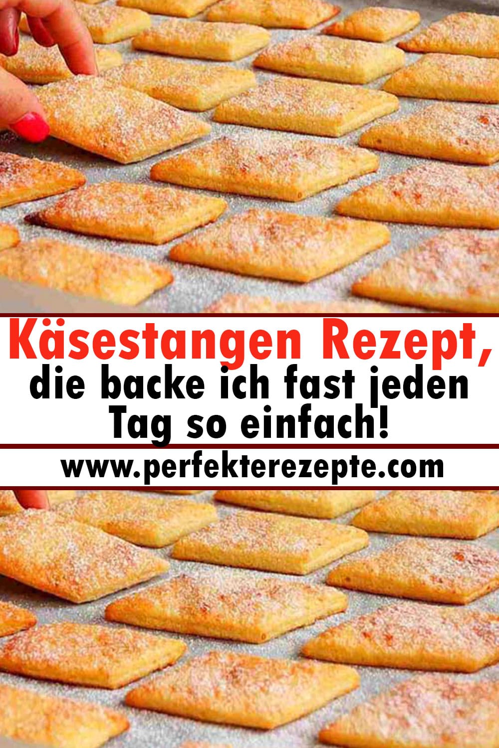 Käsestangen Rezept, die backe ich fast jeden Tag so einfach!