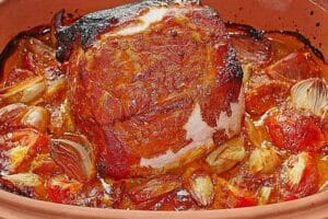 Kasselerbraten im Römertopf Rezept, die Soße ist der Wahnsinn!