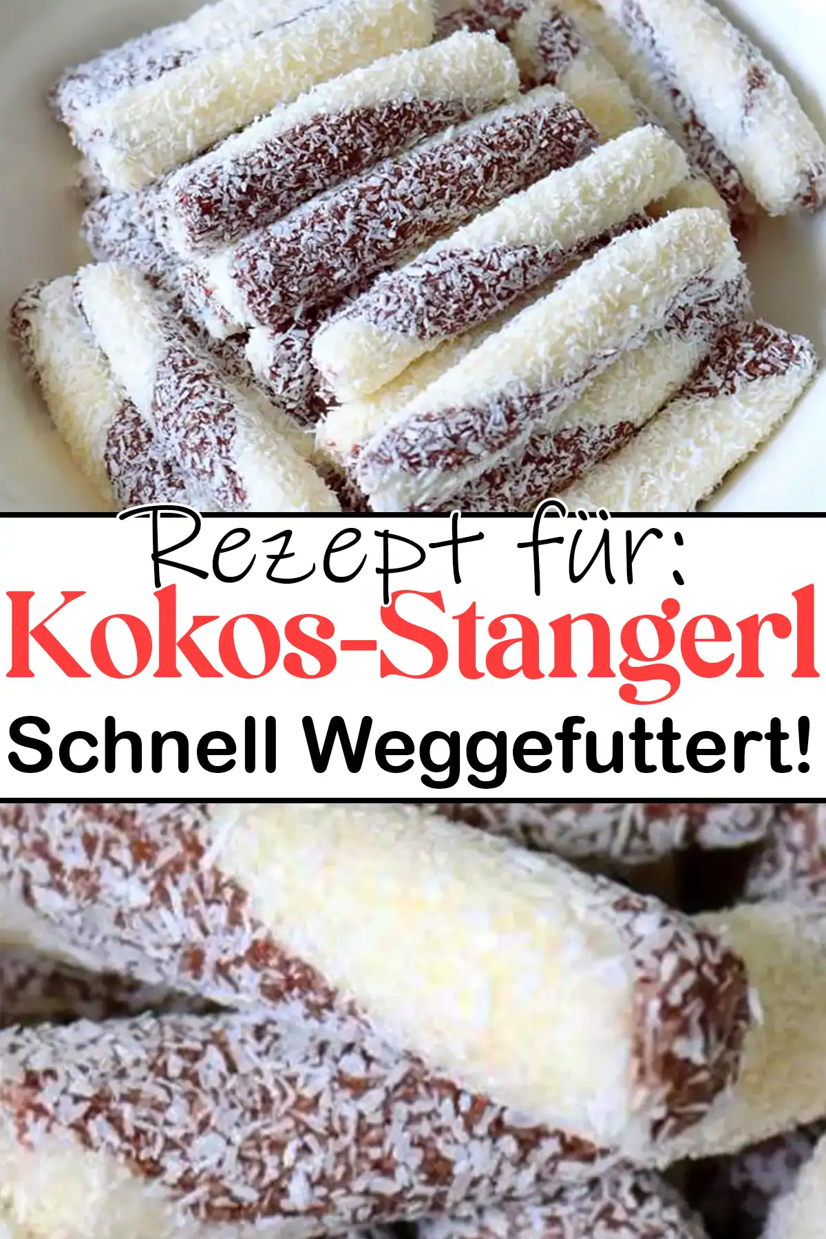 Kokos-Stangerl Rezept - schnell weggefuttert!