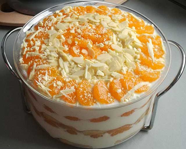 Mandarinentiramisu nach meinem eigenen Rezept