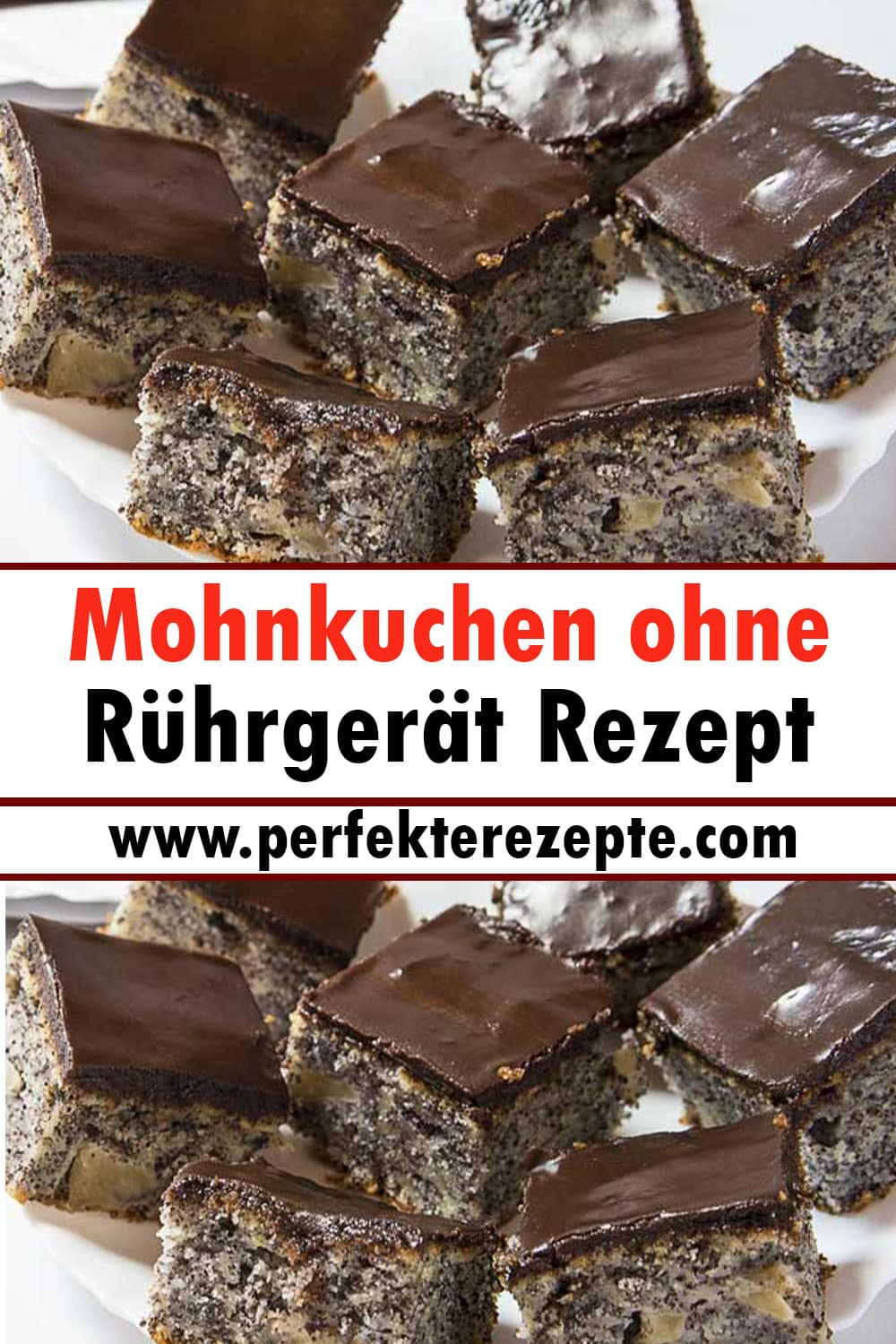 Mohnkuchen ohne Rührgerät Rezept (ein Tassenrezept)