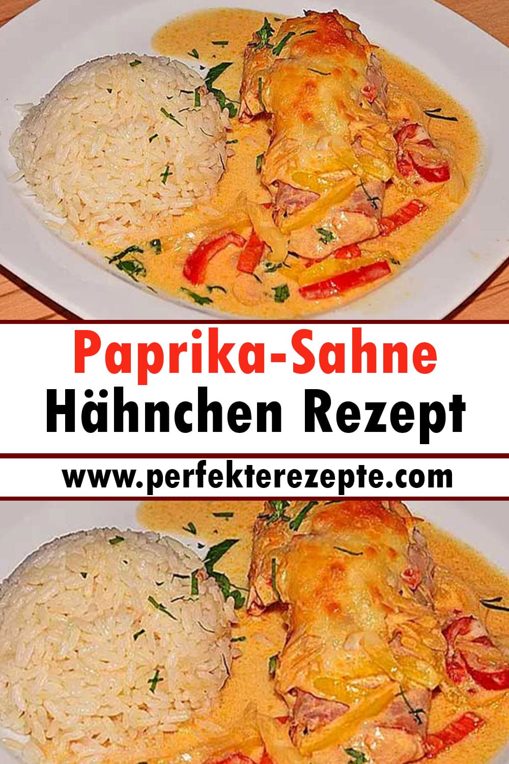 Paprika-Sahne-Hähnchen Rezept