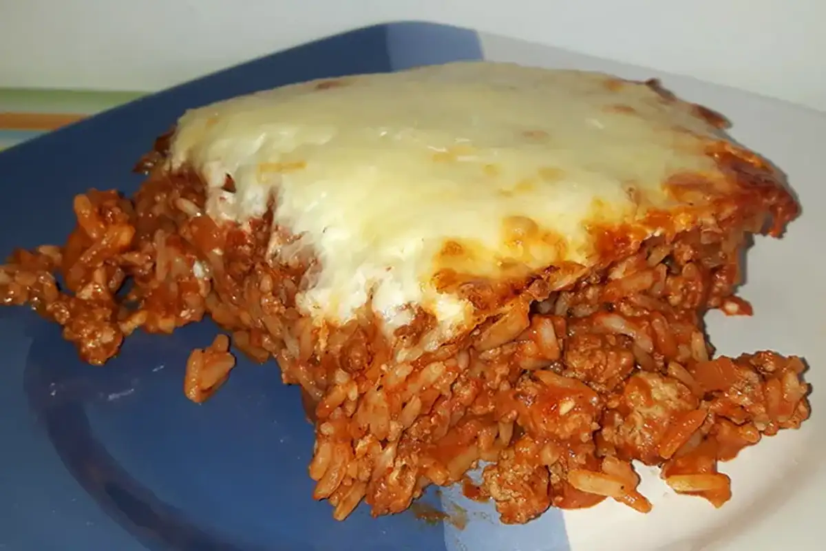 Reis Hackfleisch Auflauf mit Knoblauch Rezept - Schnelle und Einfache ...