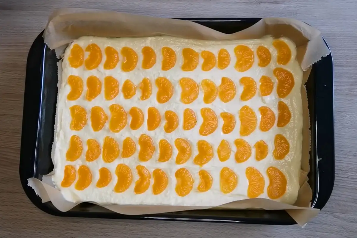 Ruck Zuck Buttermilchkuchen mit Mandarinen Rezept