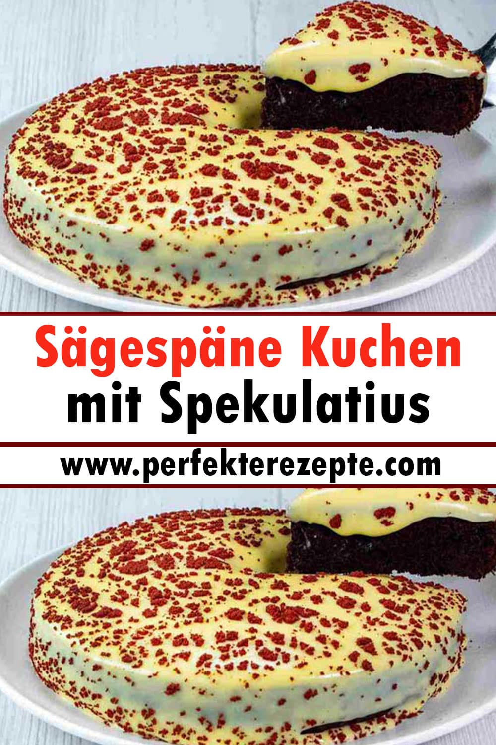 Sägespäne Kuchen mit Spekulatius Rezept