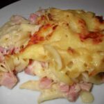 Schinkennudeln Mit Dreierlei Käse Rezept